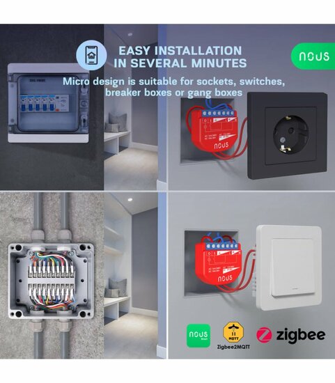 Nous Single Switch Zigbee PM