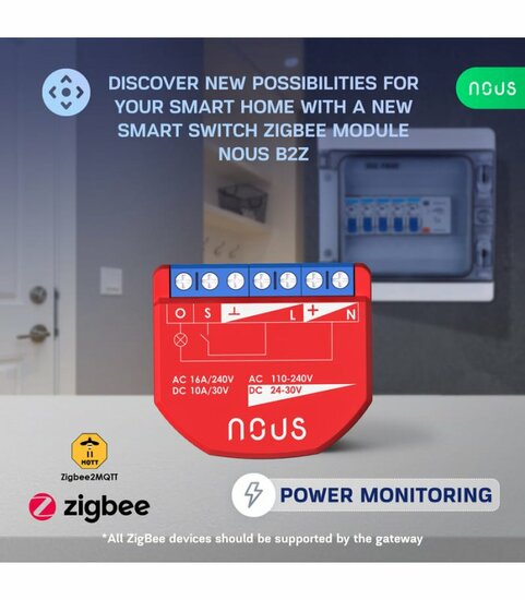 Nous Single Switch Zigbee PM