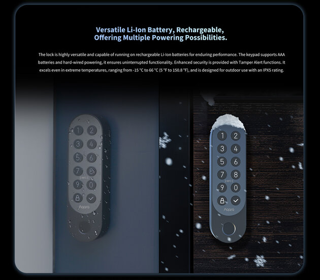 Aqara Smart Lock U200 Kit - Zwart hashop.nl