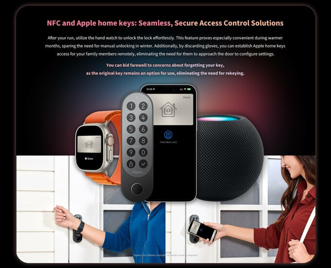 Aqara Smart Lock U200 Kit - Zwart hashop.nl