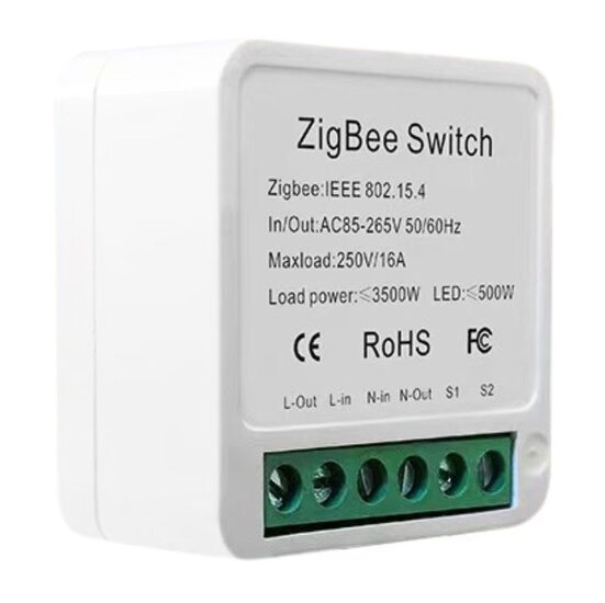 SmartWise Mini ZB Slimme Zigbee Schakelaar