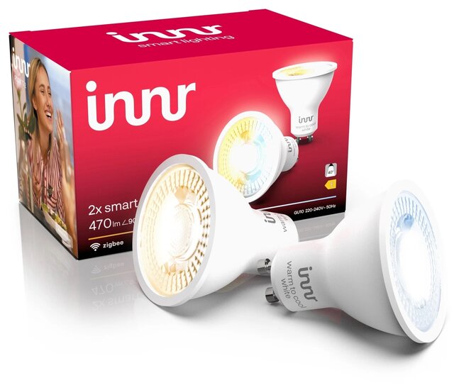 Innr Slimme Spot Warmwit tot Koelwit GU10 hashop.nl