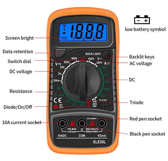 Multimeter digitaal