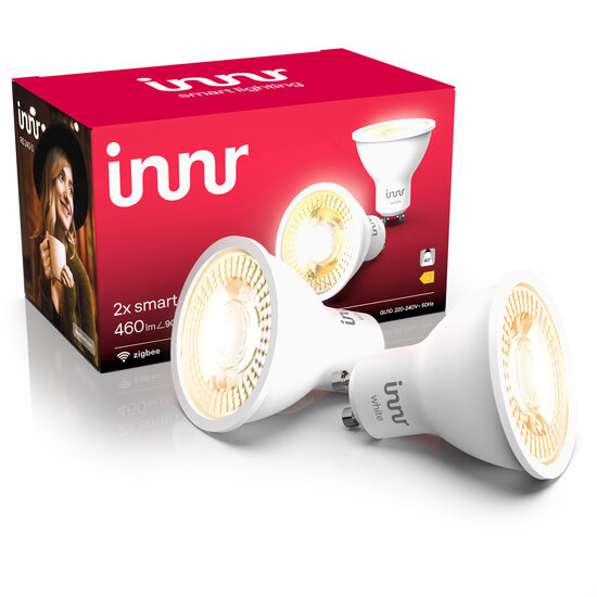 Innr Smart Spot White GU10 2-pack Zigbee hashop.nl