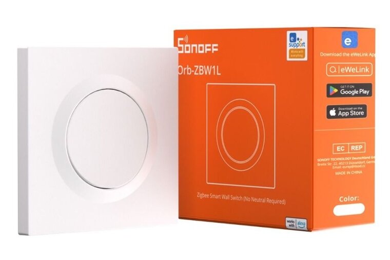 SONOFF Fusion Orb-ZBW1L - Zigbee Smart Wall Switch (No Neutral) ZBMINIL2-E