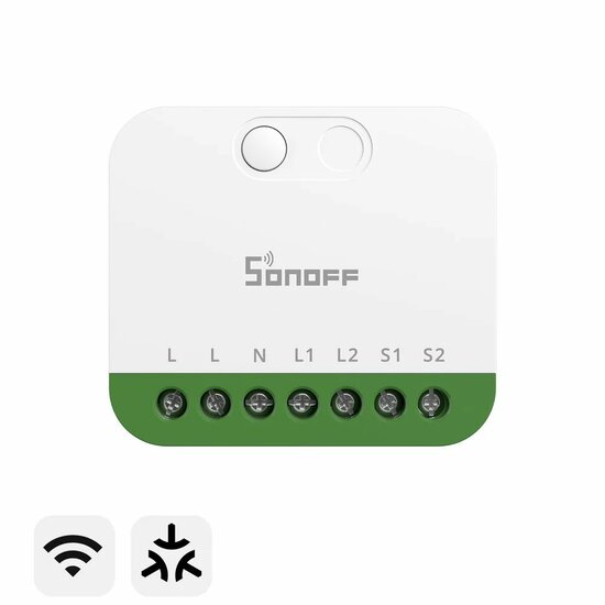 Sonoff MINI DUO 2-Gang Matter Over WiFi Smart Switch