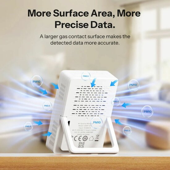 SONOFF AirGuard PM2.5/PM10 Matter Over Wi-Fi Air Quality Monitor