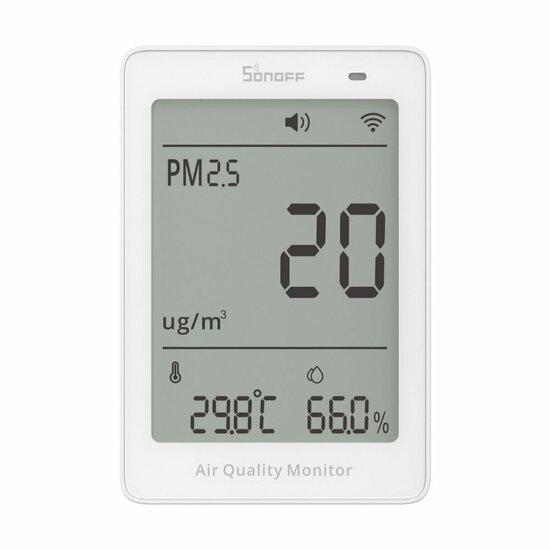 SONOFF AirGuard PM2.5/PM10 Matter Over Wi-Fi Air Quality Monitor