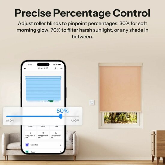 SONOFF Fusion Orb-ZBRBS &ndash; Zigbee Rolluik/Gordijn Module