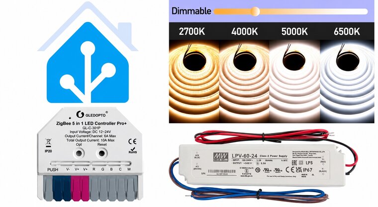 Home Assistant COB-LED set
