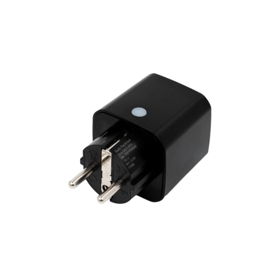Shelly Plug M Gen3 &ndash; Wi-Fi + Bluetooth, Matter-compatibele slimme stekker met energie monitoring, zwart