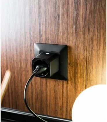 Shelly Plug M Gen3 &ndash; Wi-Fi + Bluetooth, Matter-compatibele slimme stekker met energie monitoring, zwart