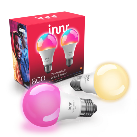 Innr Slimme Lamp Wit &amp; Kleur E27 800lm hashop.nl