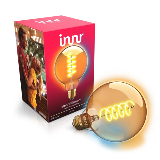 Innr Slimme Filament Globe Warmwit tot Koelwit E27 hashop.nl