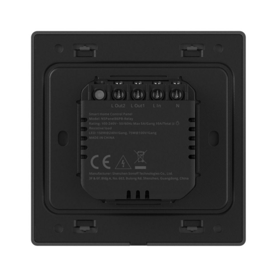 SONOFF NSPanel Pro Gen2 &ndash; Smart Home Bedieningspaneel met Zigbee &amp; Matter - Zwart hashop.nl