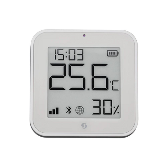 Shelly BLU H&amp;T Display ZB &ndash; Slimme Zigbee Temperatuur- en Luchtvochtigheidssensor met Display - Wit hashop.nl