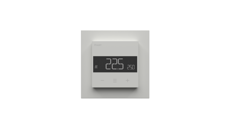 Heatit Z-TRM6 DC Z-Wave Thermostaat Wit RAL 9003