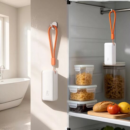 Sonoff AirGuard TH Lite verpakking met temperatuur- en vochtigheidssensor