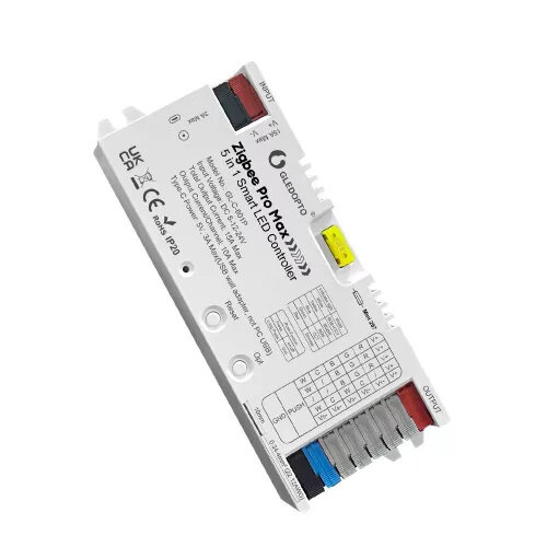 Gledopto Zigbee Pro Max &ndash; 5-in-1 LED controller, 15A, Zigbee, RF 2.4GHz (GL-C-601P)
