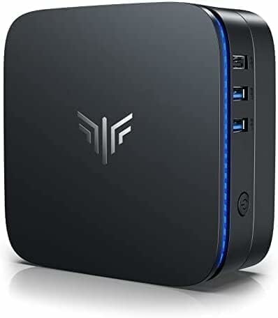 HAshop Mini PC N5105 met Home Assistant 12GB / 512GB SSD, compacte zwarte mini pc