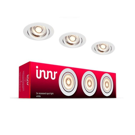 Innr Recessed Spot Light slimme inbouwspots, 3-pack warmwit