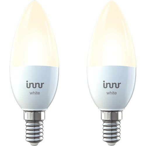 E14 kaarslamp, dimbaar warmwit, 2 lampen per verpakking