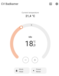 Zone Thermostaat voor Home Assistant