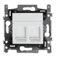 Datawandcontactdoos 2 x RJ 45 CAT 6A