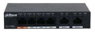 Dahua PFS3006-4GT-60 6 poort switch Gigabit 4 x PoE 60W