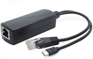 PoE splitter 5 volt micro-USB