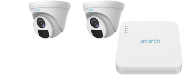 Uniarch Camera Set: 2 4MP camera's + recorder
