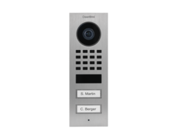 DoorBird D1102V IP Video Doorstation Opbouw 2 call buttons