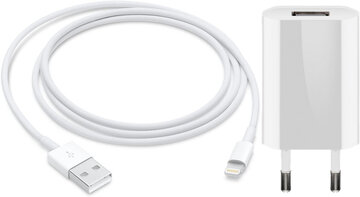 Oplader iPhone - Oplaadkabel en USB Adapter