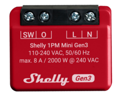 Shelly 1PM Mini Gen 3