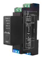 Shelly PRO 2PM DIN-Rail schakelaar