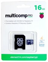 Raspberry Pi 16 GB SD Card met Raspberry Pi OS