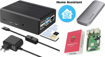 Raspberry Pi 4 4GB SSD Bundle Kit incl. Home Assistant geïnstalleerd