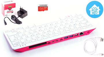Raspberry Pi 400 4GB Bundle Kit incl. Home Assistant geïnstalleerd