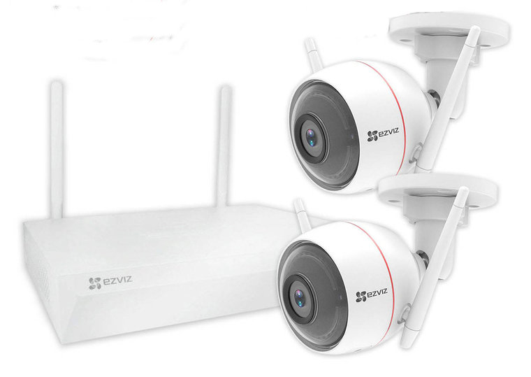 Ezviz Wireless Set - Bewakingssysteem met 2 Camera's (1080p)