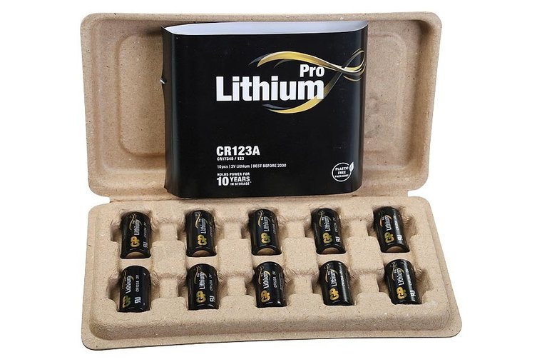 10-pack GP Lithium Pro CR123A batterij 3V