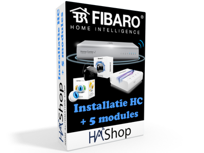 Installatie Fibaro Home Center + 5 modules