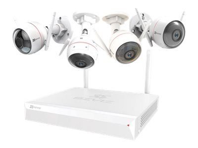 Ezviz ezWireless bewakingscamera set - 4 Camera's (1080p) + videorecorder