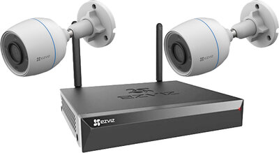 Ezviz Wireless Set - Bewakingssysteem met 2 Camera's (1080p)